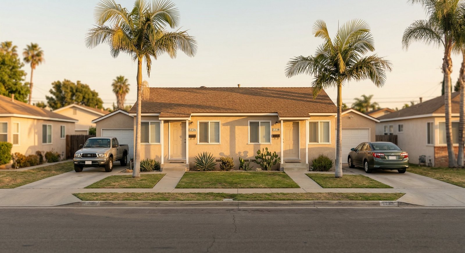 California duplex — VA loan eligible multi-unit purchase